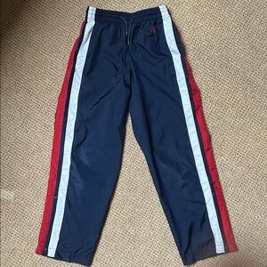 Polo by Ralph Lauren Blue and Red Joggers with Sporty Stripes